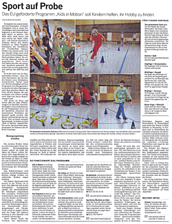Artikel Kölnische Rundschau